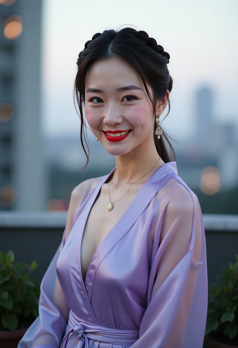 公交车上乘客互相帮助搬运行李